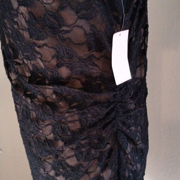NWT Coldwater Creek Black Lace Dress - Picture 3 of 12